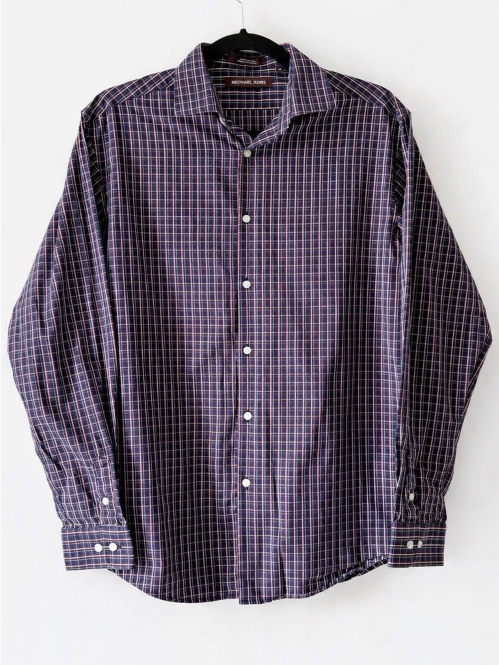 Michael Kors Big Boys Classic 100% Cotton Button Down Shirt Size XL